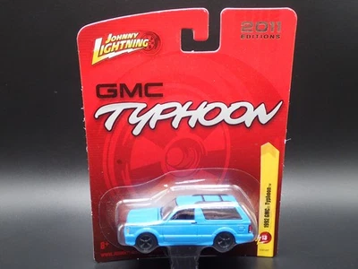 1992 GMC TYPHOON BLUE 2011 JOHNNY LIGHTNING RELEASE 13 SHORT CARD VERY RARE - Image 1 of 4