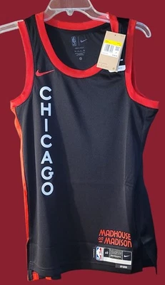 NBA/NIKE Collaboration Chicago Bulls Team Issued 2023-24 City Edition jersey  40 - Image 1 of 4