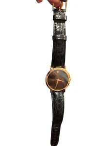 Movado 87-66-0882 – Museum Leather Watch – Classic Design  - Picture 1 of 11