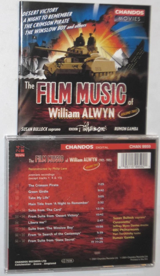 ALWYN: Suites from State Secret, The Crimson Pirate, Desert Victory, The Card, - Image 1 of 1