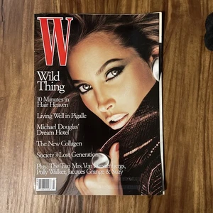 ** W Magazine July 1997 Christy Turlington Karen Elson 90s Fashion Super Models - Picture 1 of 23
