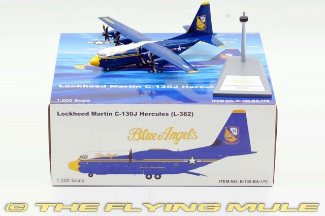 B-Models 1:200 C-130 Hercules USN Blue Angels Fat Albert - Bild 1 von 1