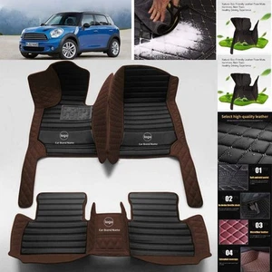 For Mini Cooper Countryman Car Floor Mats Cargo Liners Carpets Custom - Imagen 1 de 34