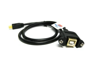 RR-2MB-BFPM-24G - 24 Inch USB 2.0 B to Mini-B Extension Cable - New - Picture 1 of 3