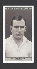 OGDENS - FAMOUS RUGBY PLAYERS - #33 H CROWTHER, HUNSLET