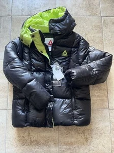 Reebok Girls' Black  Puffer  Winter Jacket NWT Size 14/16 - Picture 1 of 4