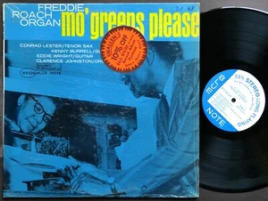 FREDDIE ROACH Mo' Greens Please LP BLUE NOTE BST 84128 NY RVG Kenny Burrell - Picture 1 of 2