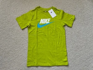 Nike Boy’s Short Sleeve T-shirt Cactus Size M Swoosh NWT - Picture 1 of 5