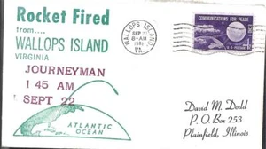 Wallops Island VA Journeyman Rocket Fired 22 Sept 1962 - Picture 1 of 1