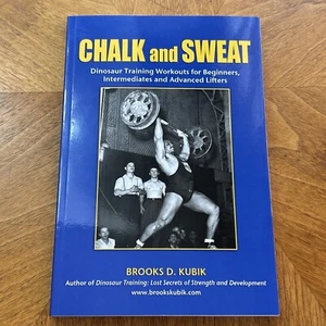 Chalk and Sweat (Dinosaur Training Workouts for Beginners) Rare SIGNED - Picture 1 of 12