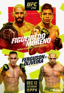 UFC 256 - Figueiredo vs. Moreno - Fight Poster - Picture 1 of 1