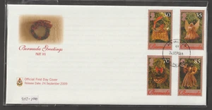 Bermuda FDC 2009 Scott 997-1000 Christmas - Picture 1 of 1