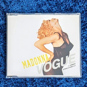 MADONNA VOGUE CD SINGLE DELETED SIRE YELLOW LABEL GERMAN SERIES EU 1995 - Picture 1 of 7