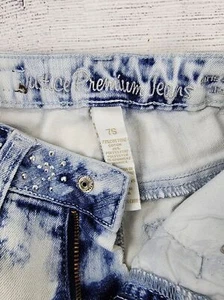 Justice Premium White Washed Shorts Girls 7 Slim - Picture 1 of 5