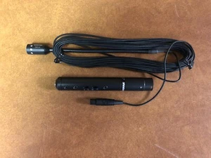 Shure SM102 Miniature Condenser Hanging Microphone w/ Black Inline Preamplifier - Picture 1 of 7