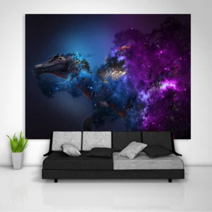 Póster de cubierta de sofá cama colgante de pared arte tapiz arca dragón - Imagen 1 de 12