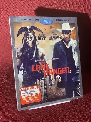 THE LONE RANGER Blu-Ray + DVD 2013 No Digital W/ OOP Slipcover - Image 1 of 4