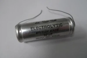 Capacitor Electrolytic Plessey TCC 32uF 350V 2000uF 6V - Picture 1 of 37