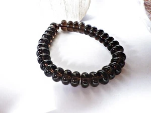 JEWELLERY PIECE BRACELET Smoky Quartz NEW Polished - Picture 1 of 2