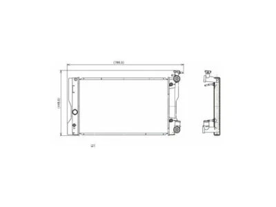 For 2009-2013 Toyota Matrix Radiator Denso 99522ZN 2010 2011 2012 Radiator - Image 1 of 2