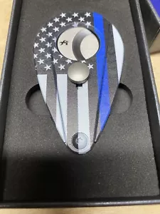 Xikar Xi2 Hero Series Cigar Cutter - Thin Blue Line Police - New - Picture 1 of 1