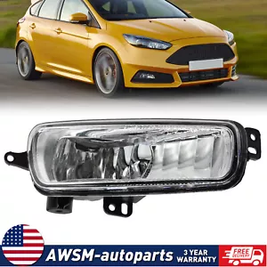 Passenger Right Fog Light Lamp F1EZ15200A Fit For 2015-2017 Ford Focus - Picture 1 of 9
