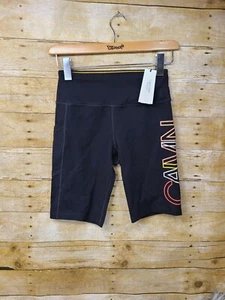 Calvin Klein Women's Biker Shorts S New Black CK Logo New #B20 - Picture 1 of 4