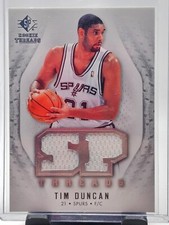 2008-09 SP Rookie Threads SP Jersey #TTD Tim Duncan San Antonio Spurs