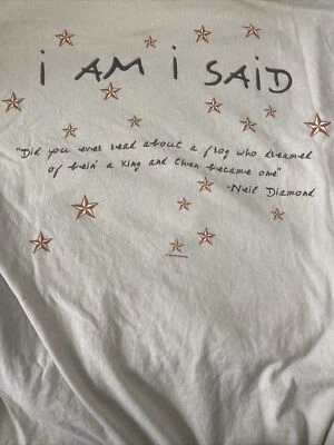 Vintage Single Stitch 1995 Neil Diamond I Am I Said T-Shirt by FTL - Image 1 of 4