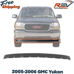 Front Lower Valance Air Deflector Extension Textured For 2005-2006 GMC Yukon - Picture 1 of 6