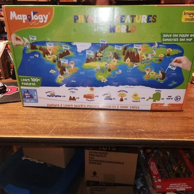 全新 物理功能 儿童拼图 | 教育 3D 世界地图 学习地理 — 第 1/4 张图片