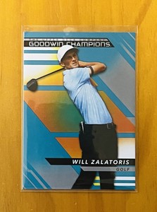 WILL ZALATORIS ⛳️RARE “TURQUOISE”PARALLEL ✨ROOKIE✨CARD  UPPER DECK (GC) 2022