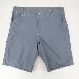 Kuhl Shorts Mens Size 38 Renegade Cargo Hiking Fishing Outdoor Gray Nylon 10” - Picture 1 of 8
