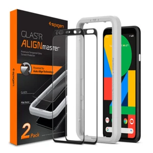 Google Pixel 4 / 4 XL Case Screen Protector | Spigen [ Glas.tR AlignMaster ] - Picture 1 of 16