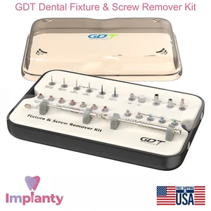 Kit de accesorio dental y removedor de tornillos GDT instrumento de odontología de acero inoxidable - Imagen 1 de 11