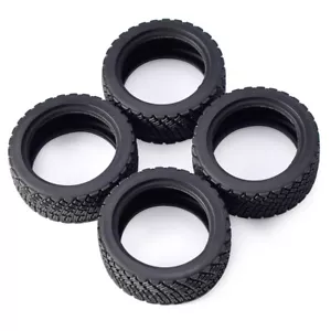 Austar 4PCS 67mm RC Car Rubber Tire for 1/10 Rolly HPI WLtoys 1/14 144001 RC Car - Picture 1 of 6