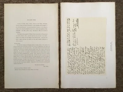 1681 WILLIAM PENN LETTER TO COLONEL HENRY SYDNEY(ENVOY AT THE HAGUE) * VINTAGE * - Image 1 of 4