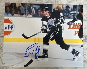 Bernie Nicholls Signed Autographed Los Angeles Kings 8x10 Photo & COA - Picture 1 of 1