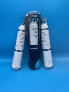 Pack of 3 1 EVERYDROP Replacement ICE & WATER Refrigerator Filter & 2 off-brand - Picture 1 of 6