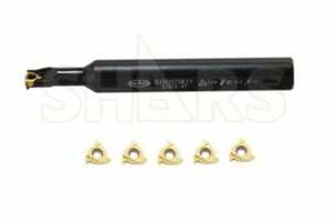Shars 5/8 RH Indexable Threading Boring Bar + 5cps IR11 Insert Certificate P] - Picture 1 of 8