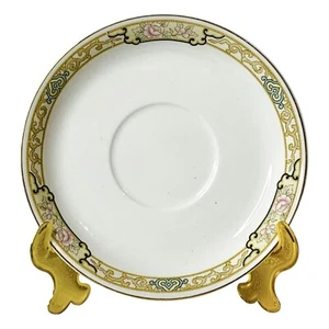 Antike Johnson Brothers JB119 Porzellan Gold Untertasse - Bild 1 von 6