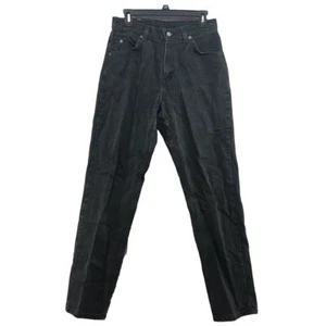 Vintage Levis 962 Loose Fit Straight Leg Black Jeans Size 11 Juniors Orange Tag - Picture 1 of 13