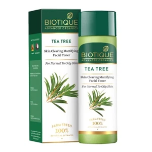 Biotique Tea Tree Skin Clearing Mattifying Facial Toner All Skin Type 120ml - Picture 1 of 5