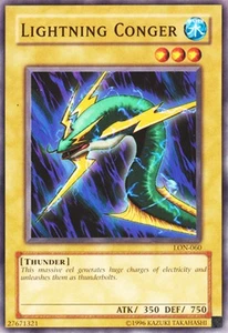 Lightning Conger Common Labyrinth of Nightmare YuGiOh Card - Picture 1 of 1