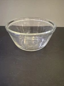 Anchor Ovenware Hocking USA Clear Glass Mixing Bowl 1 Qt 6” - Picture 1 of 5