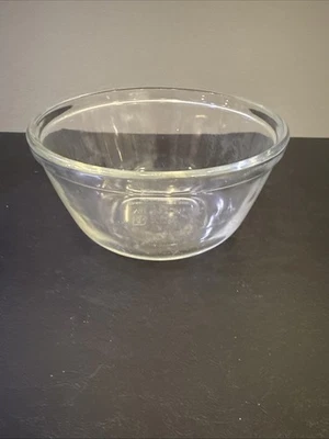 Anchor Ovenware Hocking USA Clear Glass Mixing Bowl 1 Qt 6” - Image 1 of 4