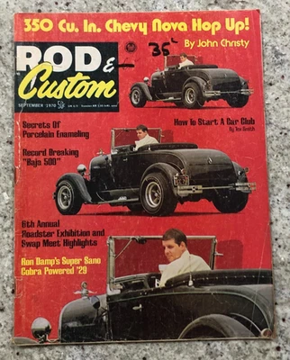 VINTAGE ROD & CUSTOM VOL. 18 No. 9 SEPTEMBER 1970 - AS PER THE PHOTOS - Image 1 of 4