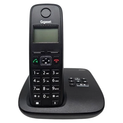 Gigaset AS320 Schnurlostelefon Mobilteil Anrufbeantworter DECT Schwarz  - Bild 1 von 4