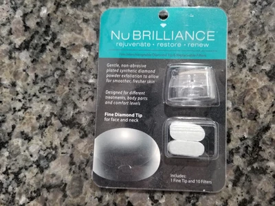 NuBrilliance Rejuvenate - Restore - Renew Fine Diamond Tip for face & Neck w 10 - Image 1 of 3