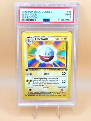 Pokemon Card 18/64 Electrode 1st Edition Jungle English Base Art- PSA 9 NEW CERT - Image 1 of 2